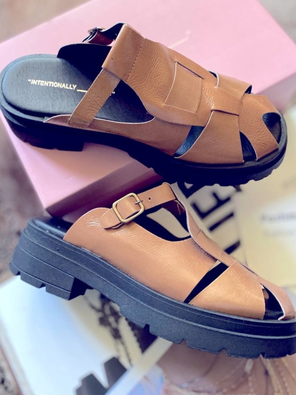 Anthropologie x Intentionally Blank Kurt Fisherman Sandal